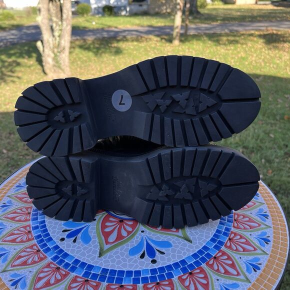 Harley-Davidson Women’s Sz 7 Kavan Lace Side-Zip Ankle Boot D65001 Black Leather - Picture 9 of 10